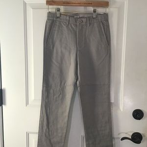 NWT CREWCUTS THE SUTTON GRAY PANTS. 10 YR.